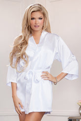 Satin Robe - IC7893 by Icollection